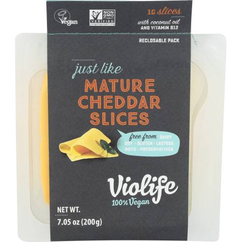 Violife 100% Vegan Just Like Mature Cheddar Slices