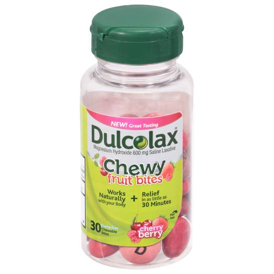 Dulcolax Cherry Berry Chewy Fruit Bites 600 mg (30 ct)