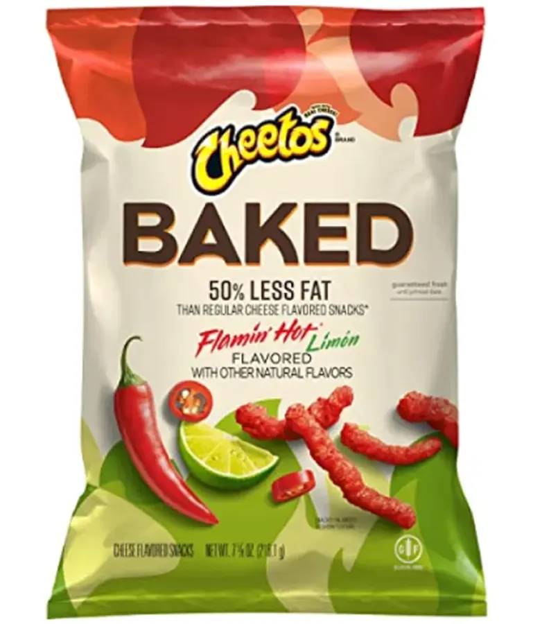 Cheetos Baked Flamin' Hot Limon Cheese Snacks