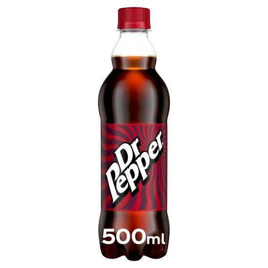 Dr Pepper Sparkling Fruit Flavour Soft Drink (500 ml)