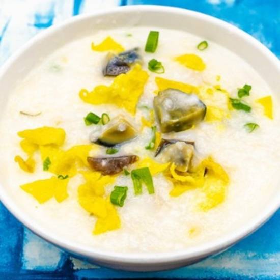 Porridge w/preserve eggs