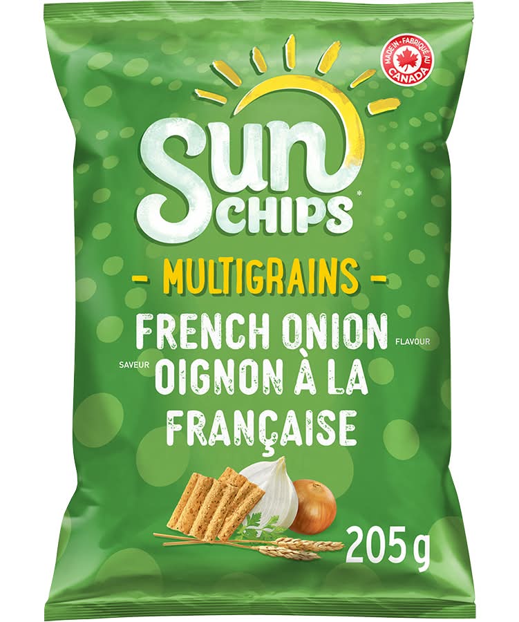 Sunchips collations à l'oignon à la française (205g) - multigrain french onion snacks (205 g)