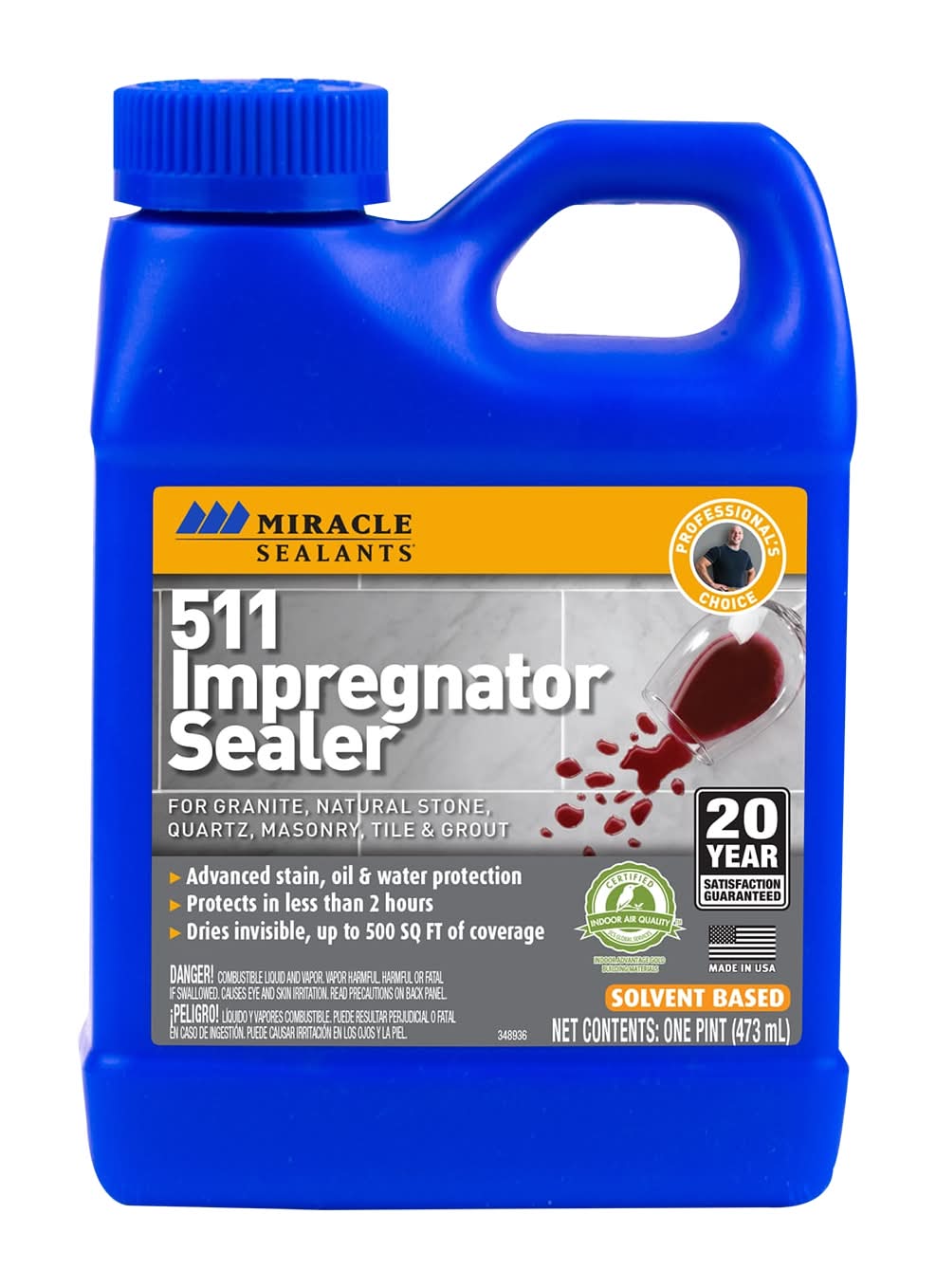 Miracle Sealants 511 Impregnator Clear Natural Stone Sealer and Finish