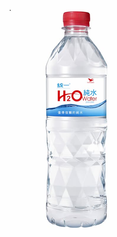 統一H2O Water純水PET600ml <600ml毫升 x 1 x 1BOTTLE瓶>