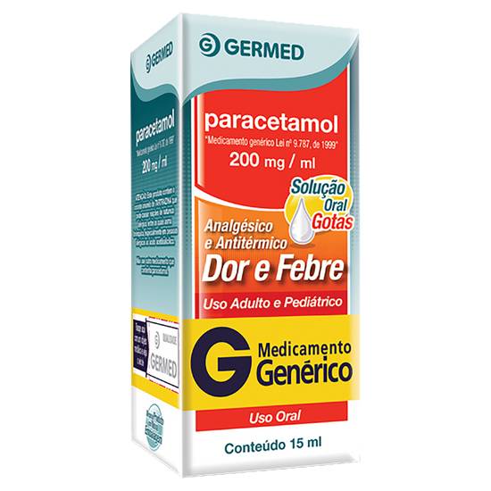 Germed paracetamol 200 mg/ml solução oral (15 ml)
