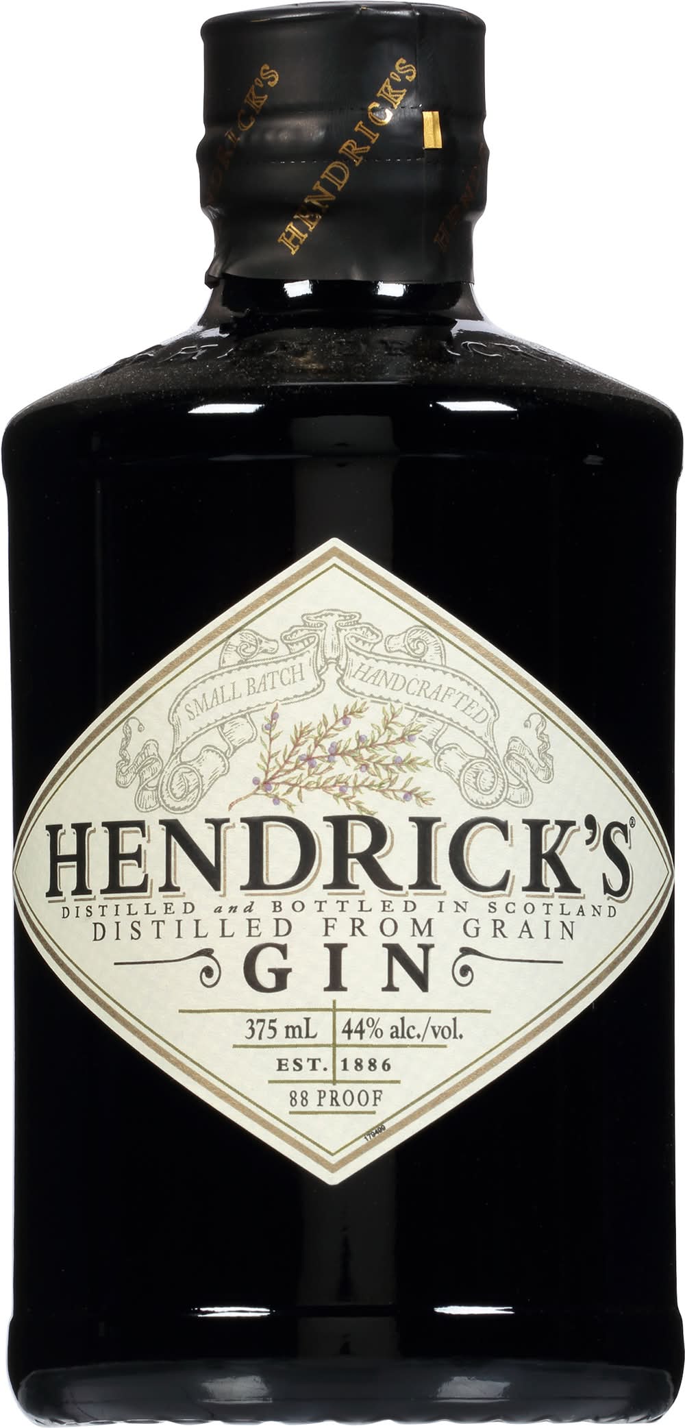 Hendrick's Handcrafted Small Batch Gin 88 Proof (375 ml)
