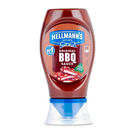 Salsa barbacoa Hellmanns bote 250 ml