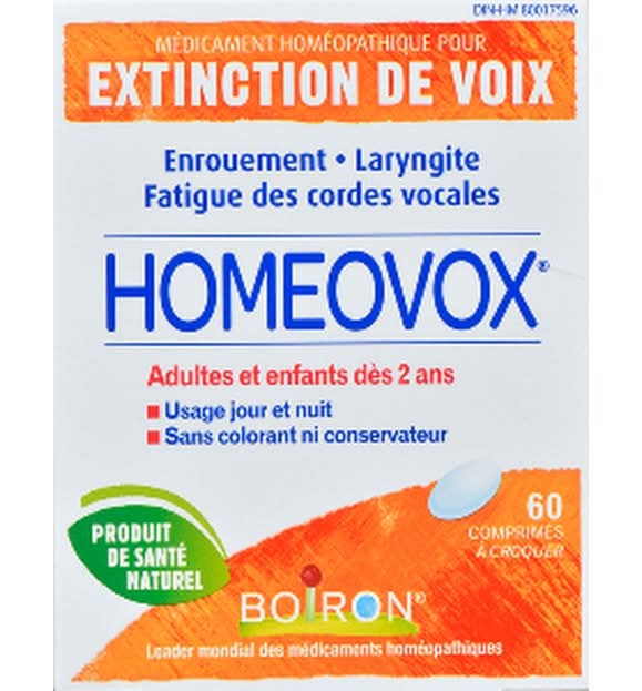 Boiron Homeovox Tablets (60 ct)