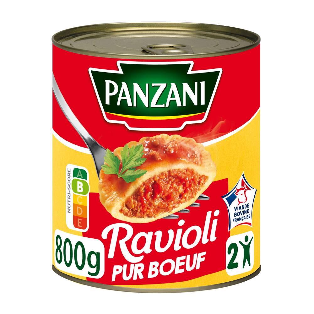 Panzani - Plat cuisiné ravioli pur boeuf (800g)