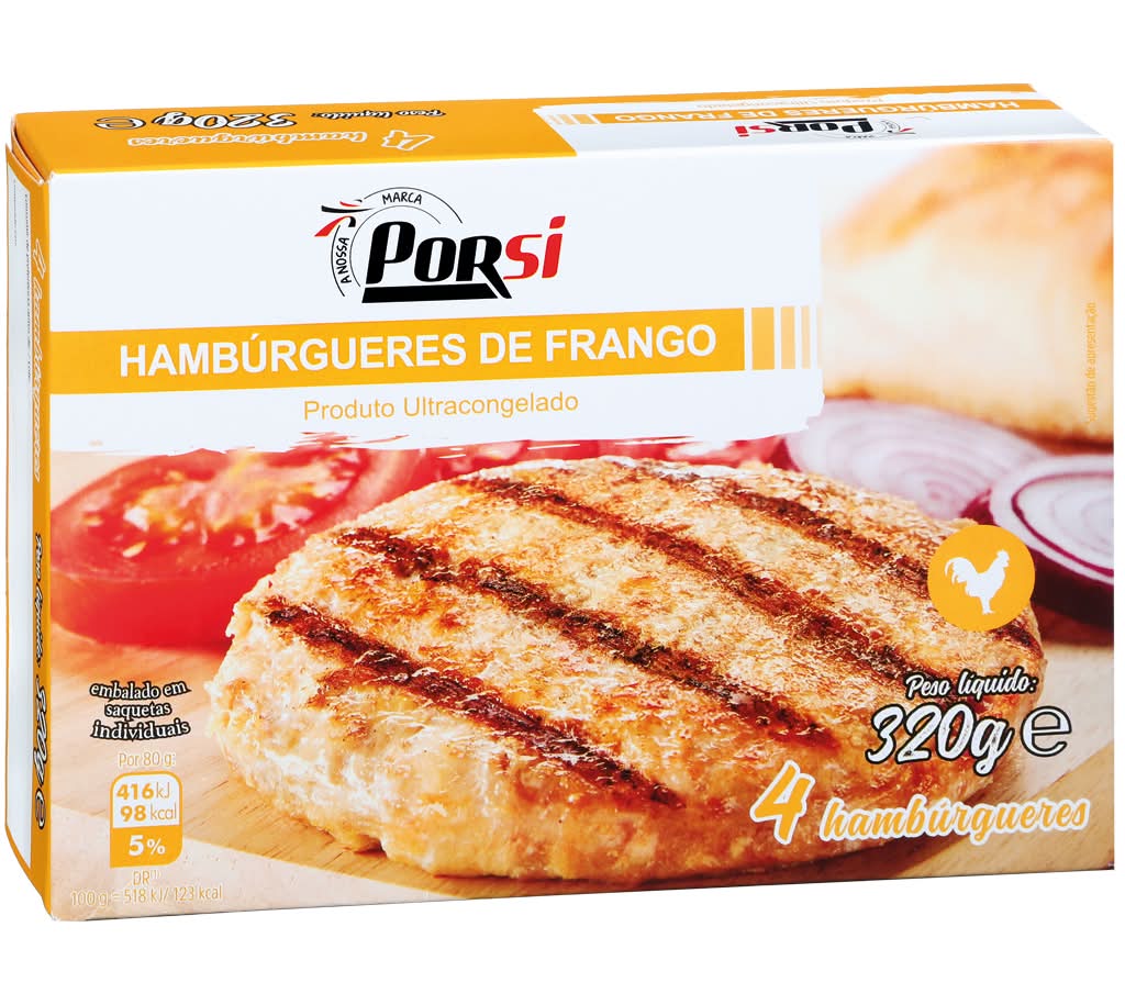 PorSi  - Hamburgers de Frango 4x80g