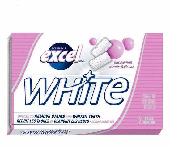 EXCEL White Bubblemint 12PK