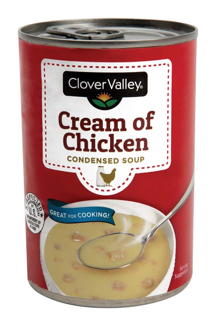 Clover Valley Healthy Cream Of Chicken Condensed Soup 10.5 Oz