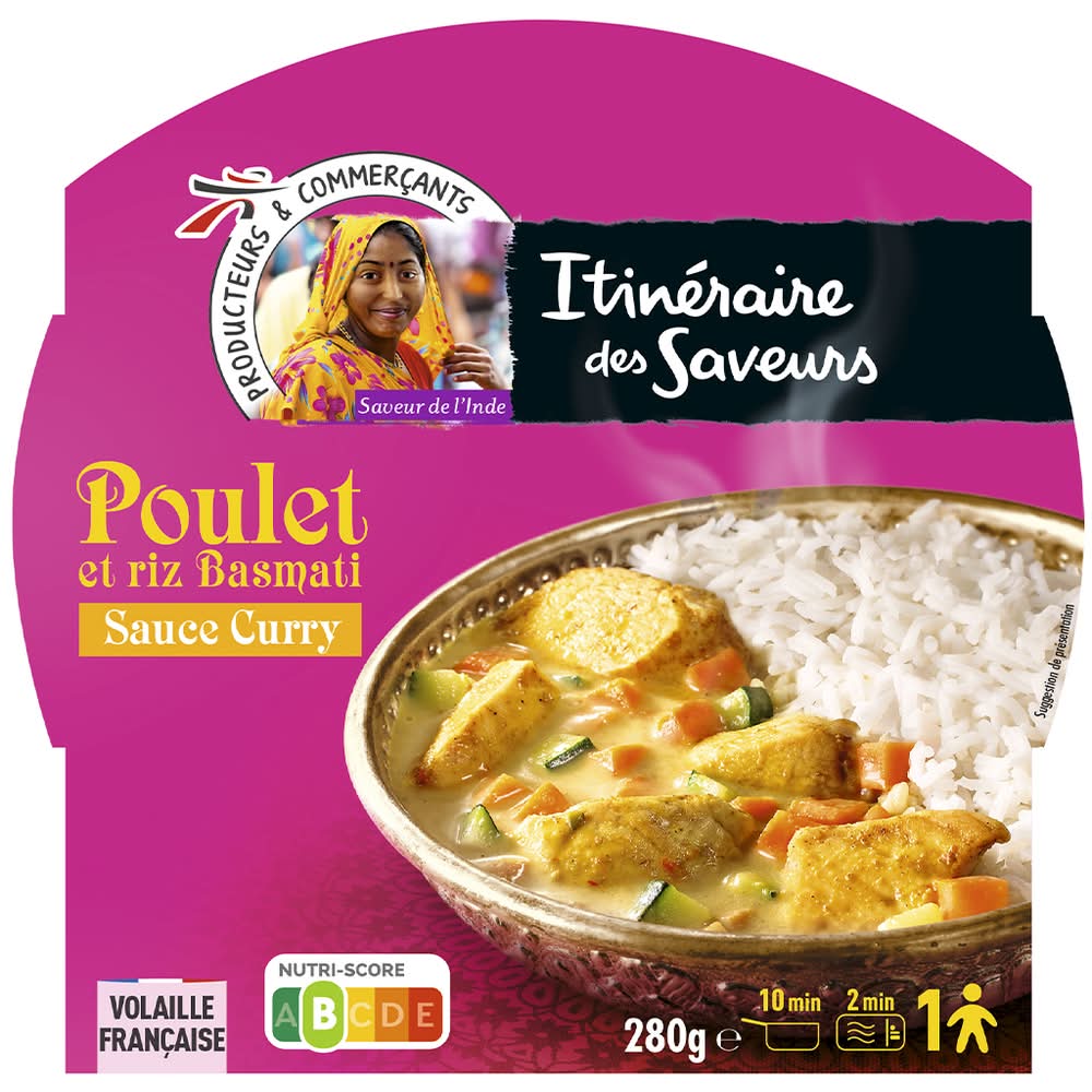 Itinéraires Des Saveurs - Frango com Molho de Caril, 280 g