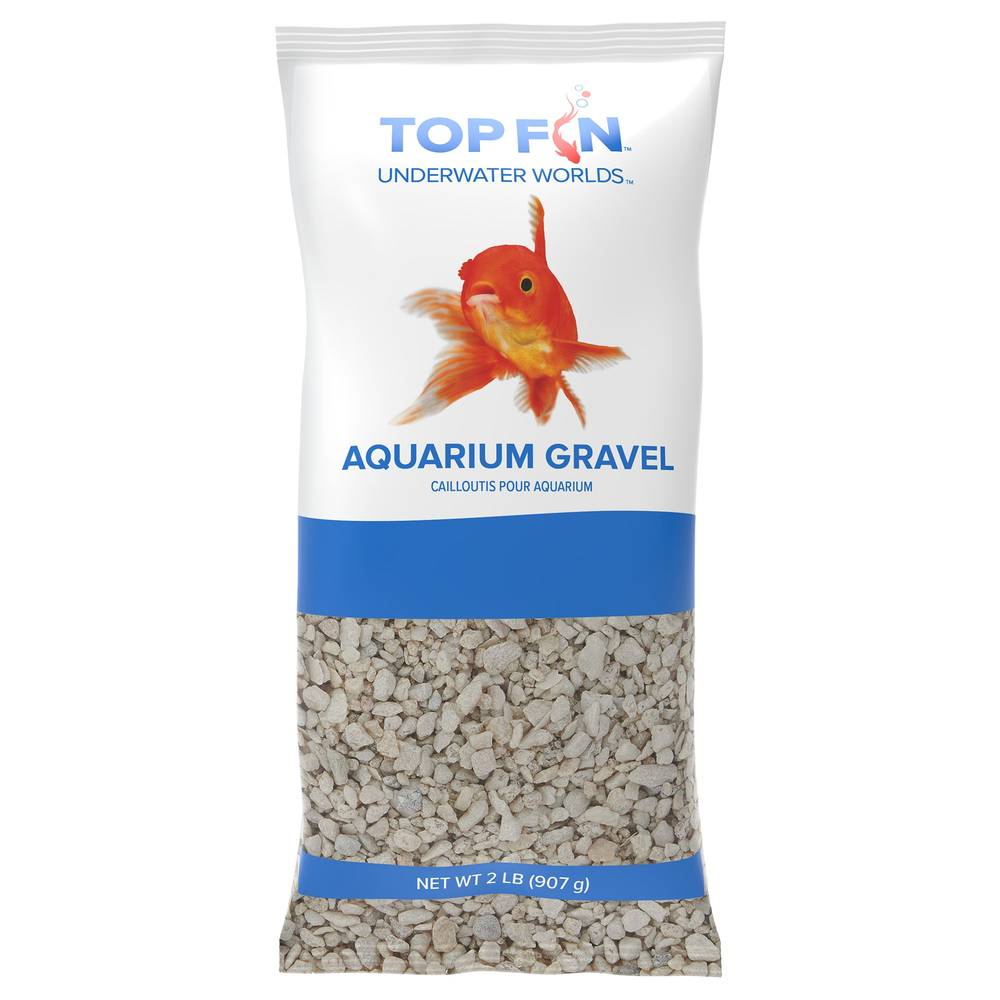 Top Fin® Premium Aquarium Gravel - Bright White (Size: 2 Lb)