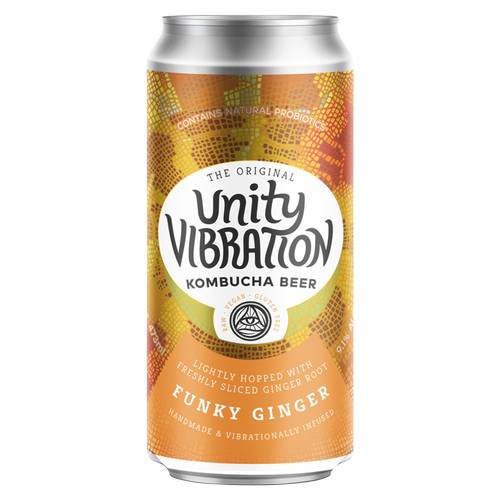 Unity Vibration Funky Ginger Hard Kombucha (16oz can)