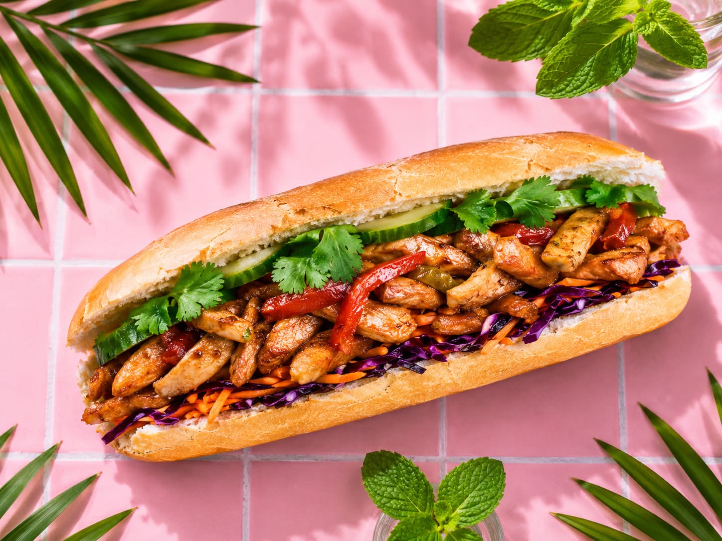 Sandwich Basilic Poulet🐓