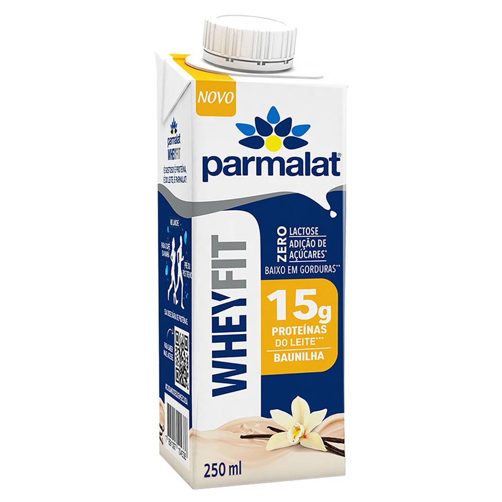 Parmalat · Bebida láctea uht wheyfit 15g proteína zero lactose - Baunilha (250 ml)