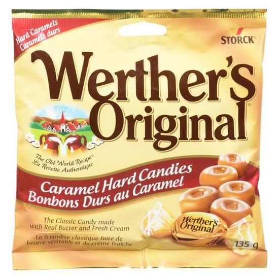 Bonbons durs au caramel Werther's Original 3 x 50 g 