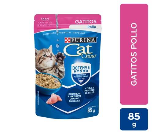 Alimento Húmedo Gatitos Cat Chow Pollo Doy Pack 85 g