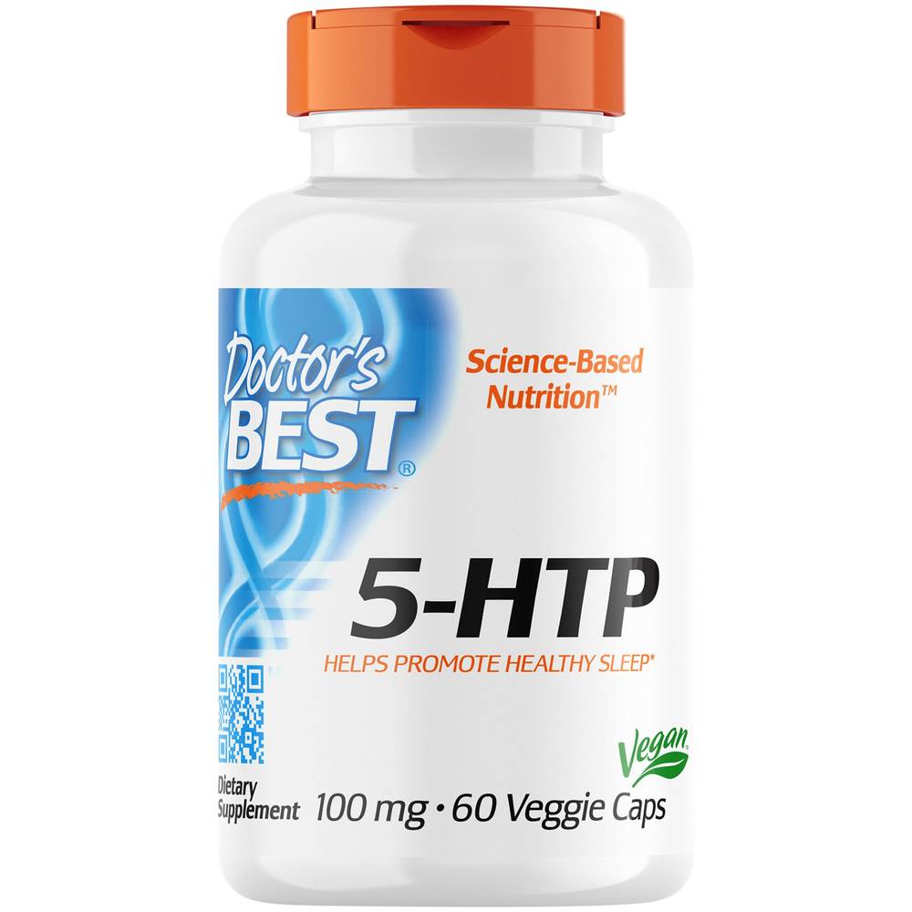 5-Htp - Vegan - 100 Mg (60 Vegetarian Capsules)