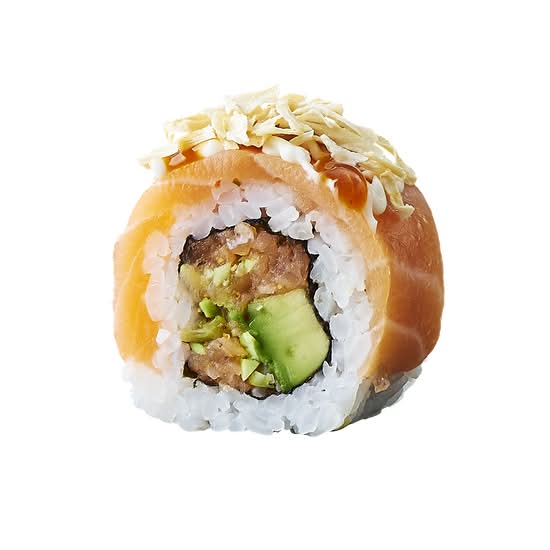 Double Salmon Avocado Dragon Roll 8 Stk