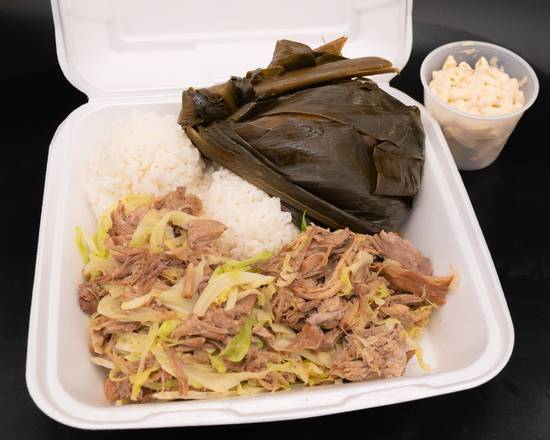 Kalua Pork with Cabbage and Lau Lau