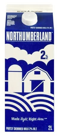 Northumberland Partly 2% Skimmed Milk (2 L)