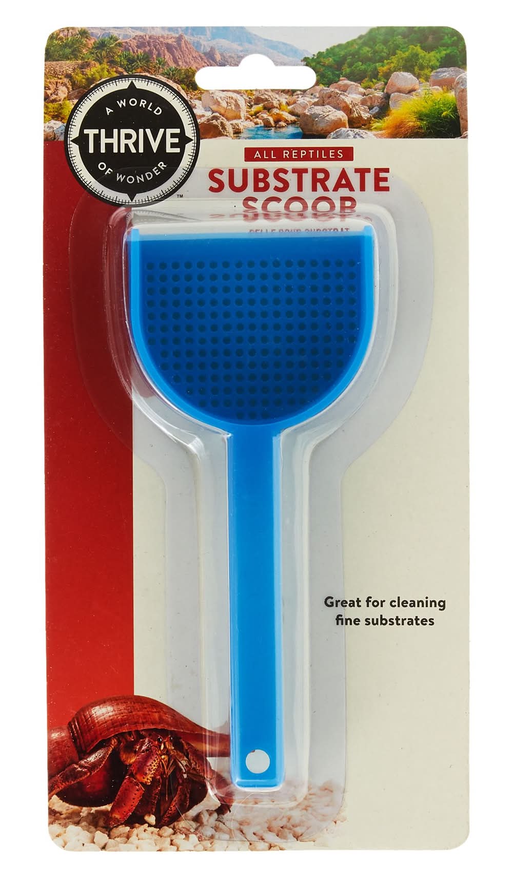 Thrive Hermit Crab Plastic Substrate Scoop - Terrarium Cleaning Tool
