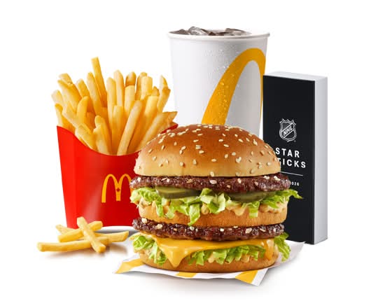 Big Mac - NHL Star Sticks Meal [930-1140 Cals]