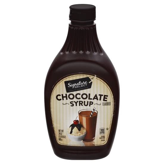 Signature Select Chocolate Flavored Syrup (24 oz)