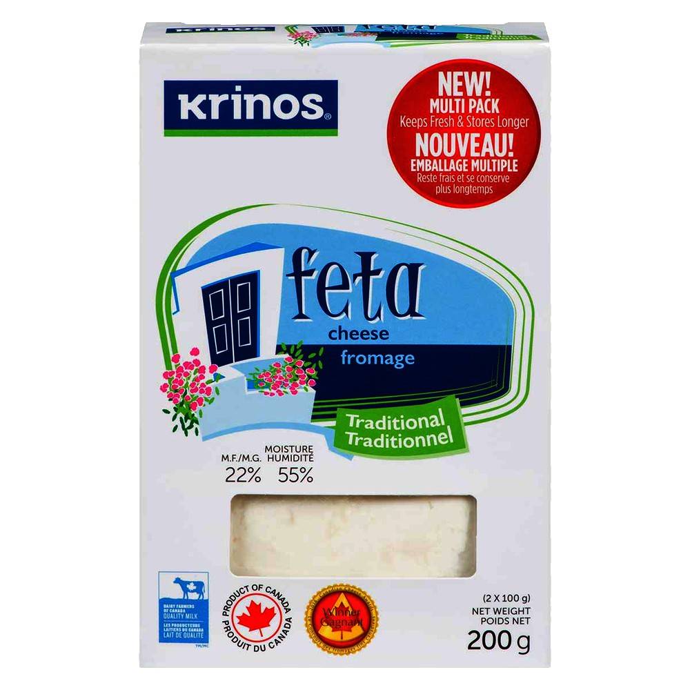Krinos Traditional Feta Cheese (200 g)