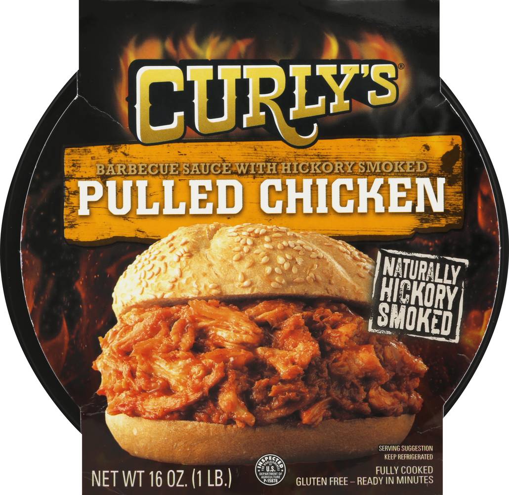 CURYL'S Barbecue Sauce With Hickory Smoked Pulled Chicken (1 lbs)