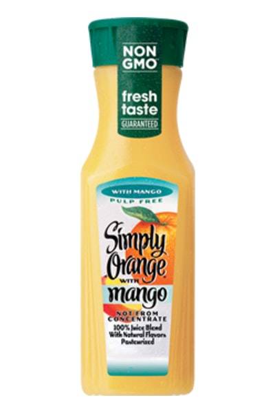 Simply Orange Pulp Free Juice Blend (orange-mango)(52 fl oz)