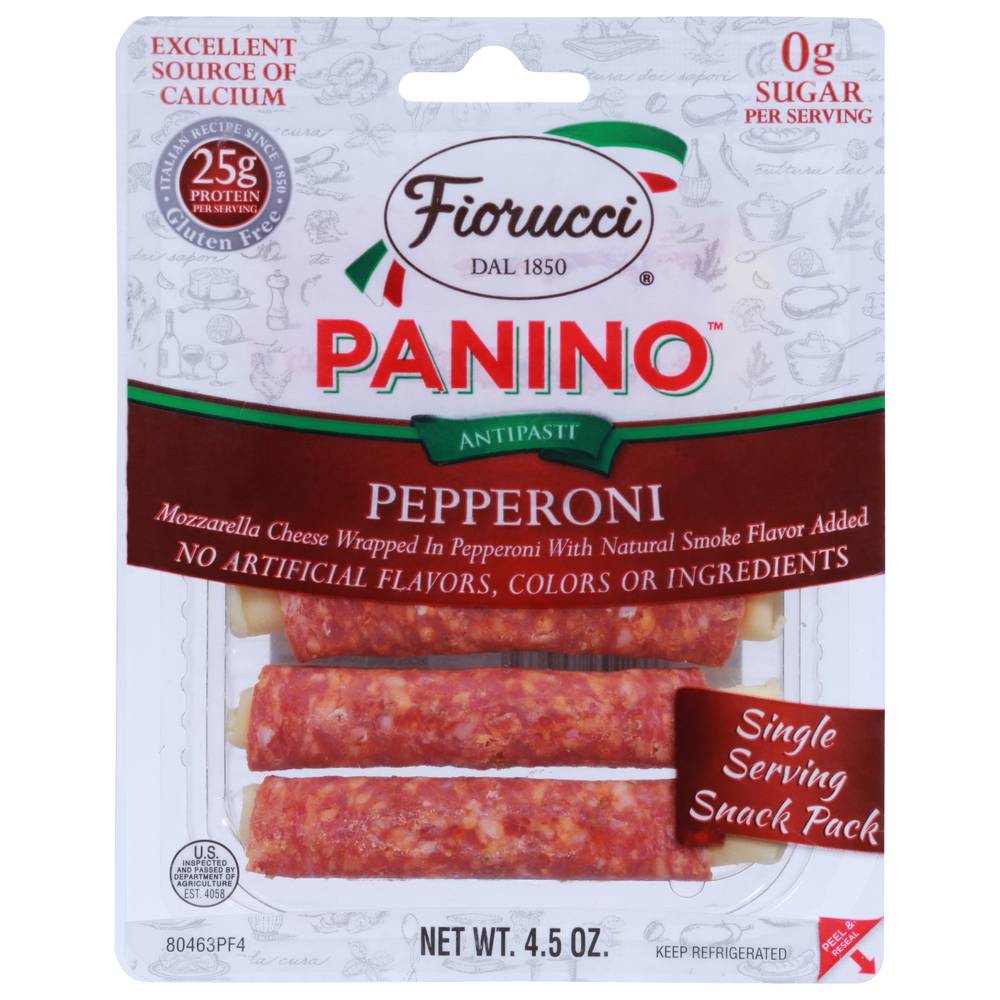 Fiorucci (4.5 oz. pepperoni & mozzarella panino)