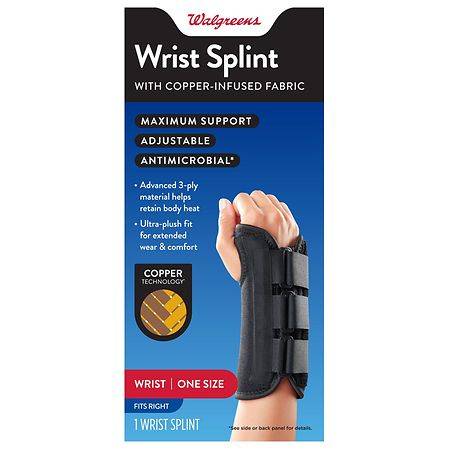 Walgreens Copper Wrist Splint Right - 1.0 ea