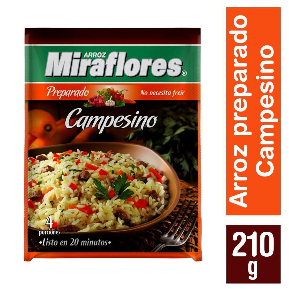 Miraflores · Arroz preparado campesino (210 g)