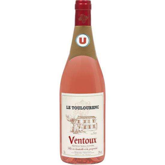 Ventoux Rose Toulourenc Produit U 75 cl