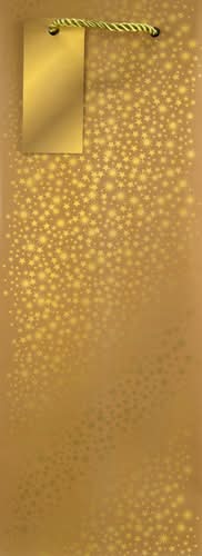 Swirl Bottle Bag, Gold