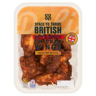 Co-op Hot & Spicy Chicken Wings 350g