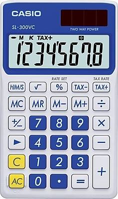 Casio® SL300VC 8-Digit Standard Function Calculator