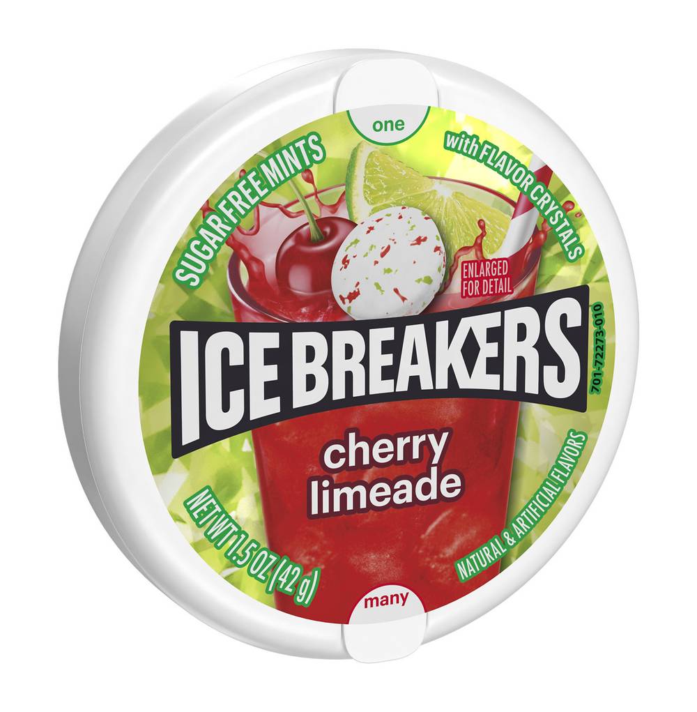 Ice Breakers Sugar Free Mints Candy, Cherry Limeade (1.5 oz)