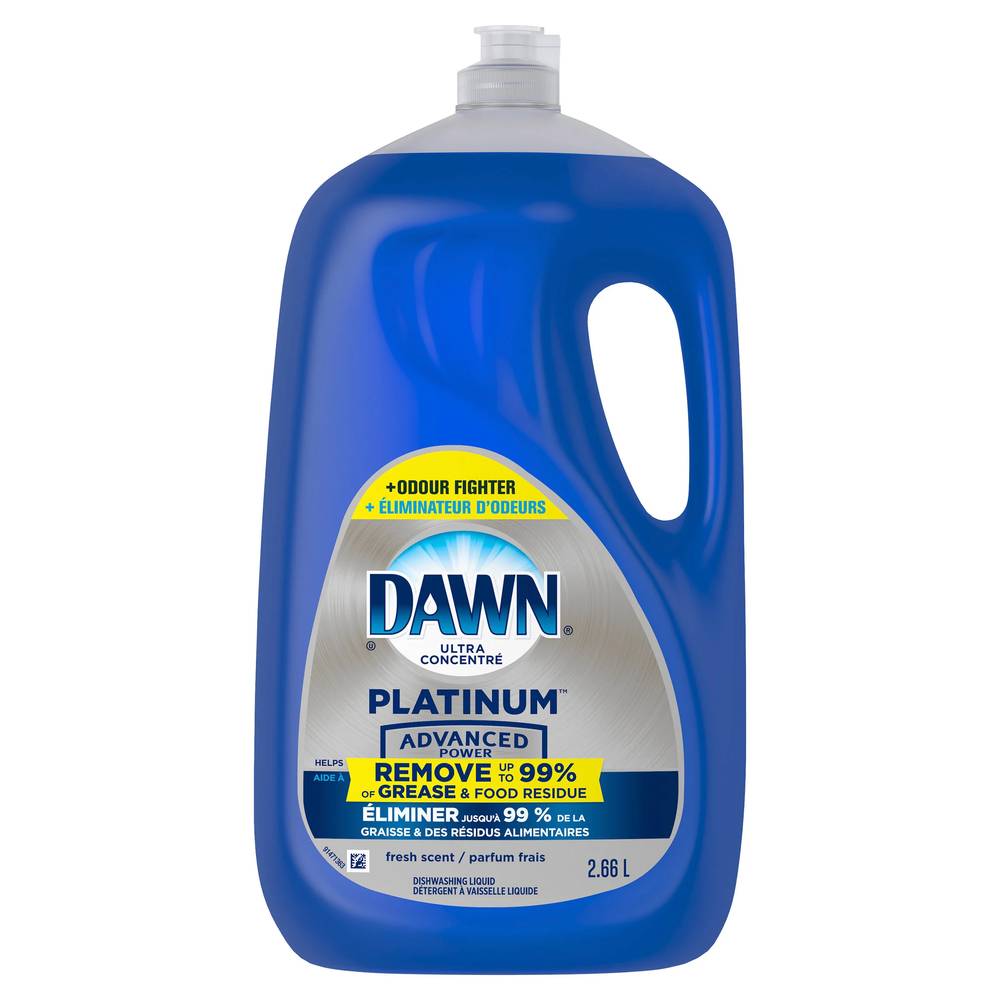 Dawn Platinum Advanced Power Liquid Dish Detergent 2.66 L