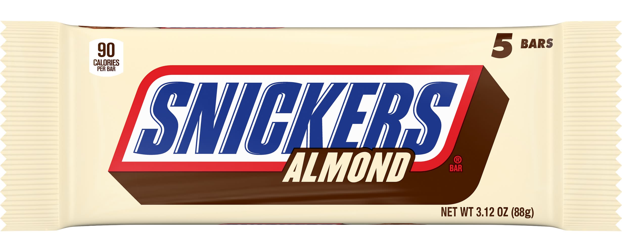 Snickers Almond Milk Chocolate Fun Size Candy Bar (3.12 oz)