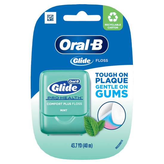 Oral-B Glide Pro-Health Comfort Plus Dental Floss, Mint, 40 M