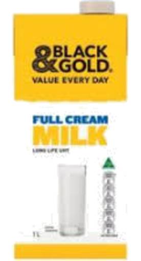 Black & Gold Full Cream Milk (1L)