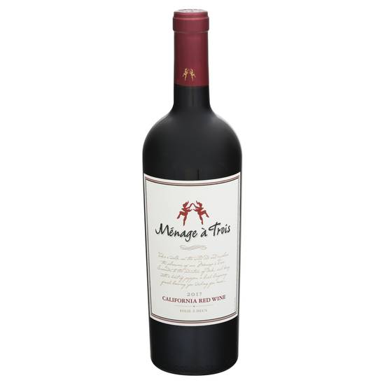 Ménage À Trois California Red Blend Red Wine 2017 (750 ml)