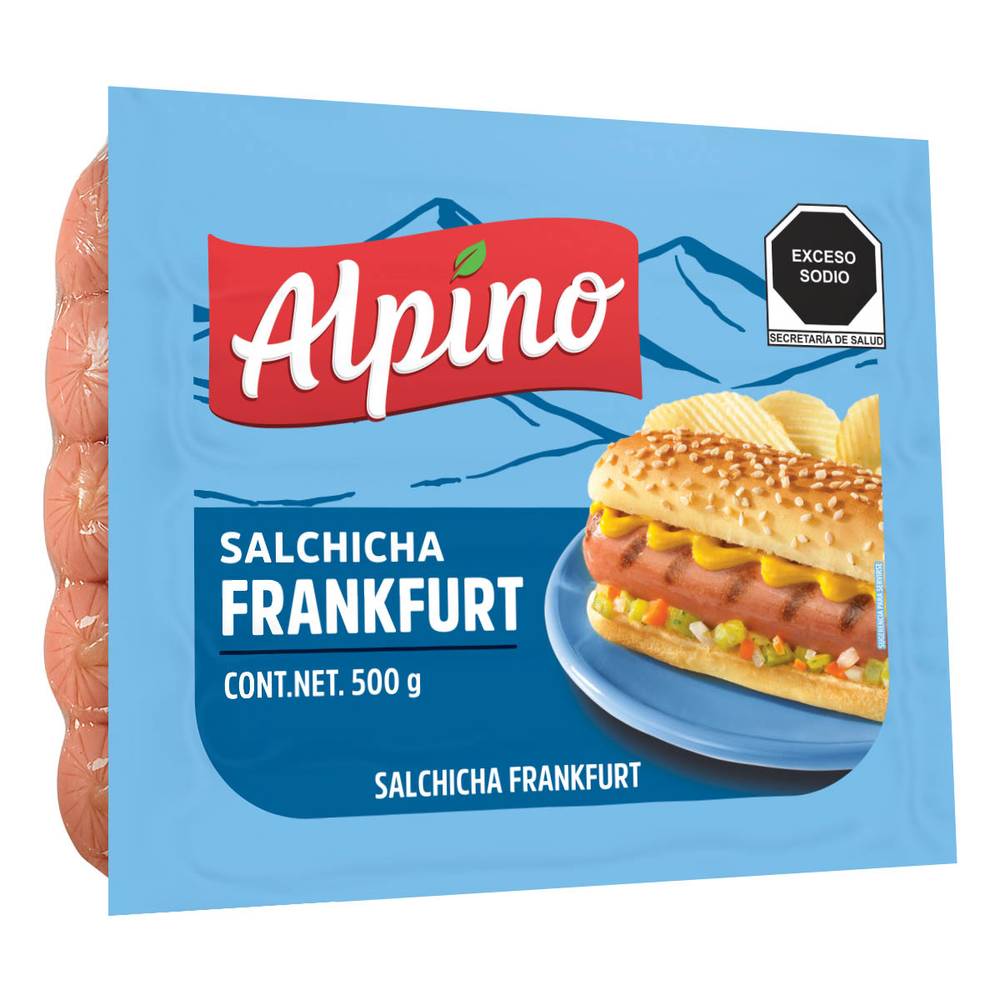 Alpino · Salchicha frankfurt de pavo (5 un)