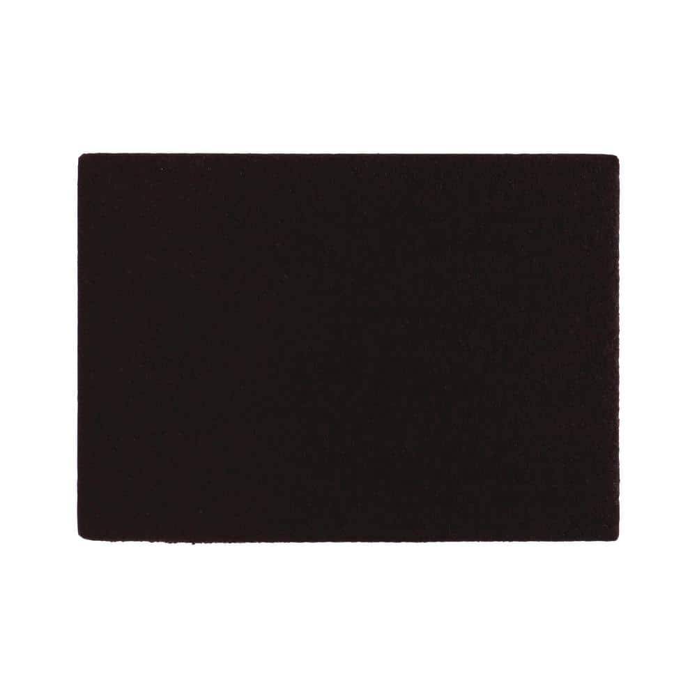 Everbilt 4-1/4 In. X 6 In. Brown Rectangular Felt Heavy-Duty Self-Adhesive Furniture Sheet (2-Pack)