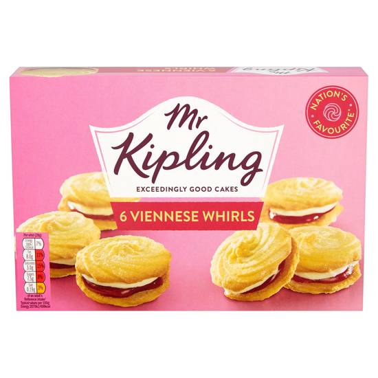 Mr Kipling Viennese Whirls 6 Pack