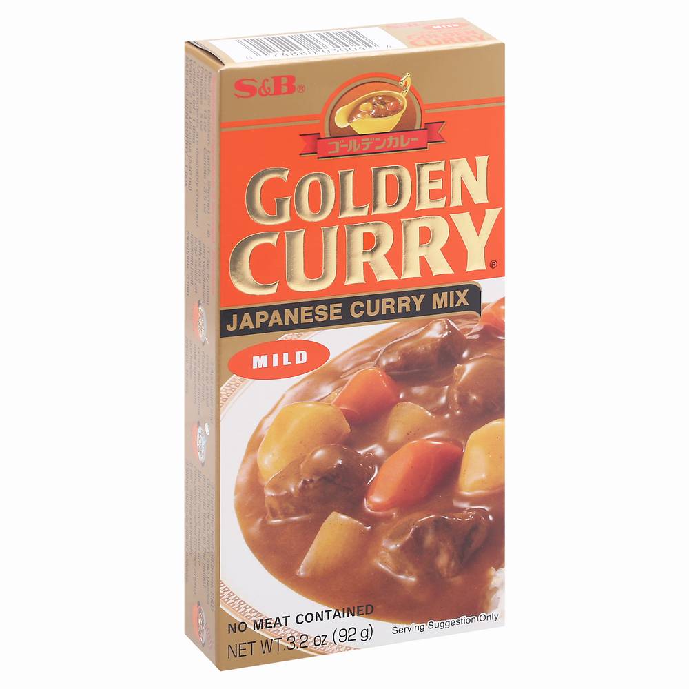 S&B Golden Curry Mild Sauce Mix (3.2 oz)